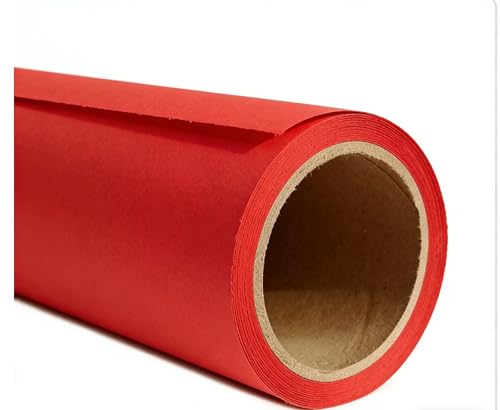 Seamless Photo Photography Backdrop Paper, Photo Background Paper Roll (Scarlet, 81”x16') - color: Scarlet, size: 81”x16'