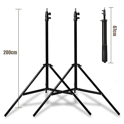 Godox Professional Studio Flash Kit for Photography, Strobe Lights Softbox Lighting Kit, 2x180W 5600K Compact Monolights with Flash Trigger, Softbox, Light Stands