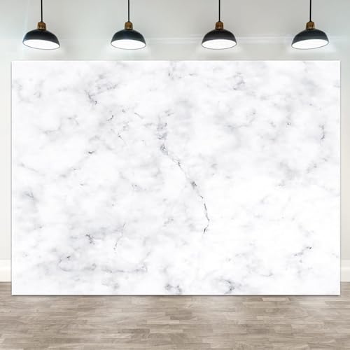 5x3ft White Marble Backdrop Photography Background for Photo Shoots Parties Events Videos Studio Props Decor - color: Color 16, size: 5x3ft