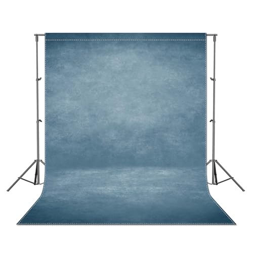 8x10ft Fabric Blue Abstract Texture Photography Backdrop (No Stand No Clips) Portrait Photoshoot Background Adult Newborn Child Headshot Photo Studio Props Booth Rod Pocket On Top - color: Blue, size: 8'x10'