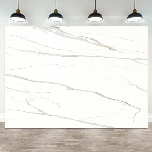 5x3ft White Marble Backdrop Elegant Minimalist Photo Backdrop for Photography Studio Props Party Banner Decoration Video Shooting Background - color: Color 14, size: 5x3ft