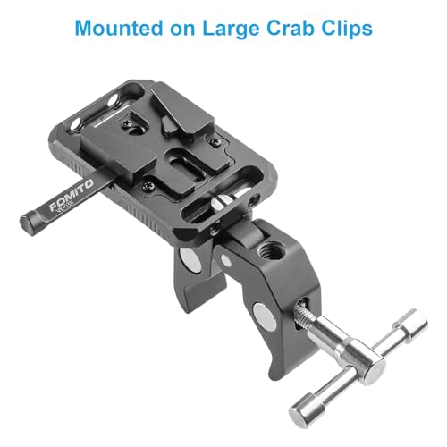 FOMITO V-Mount V-Lock Base Station Quick Release Plate VK-03 Black - color: VK03