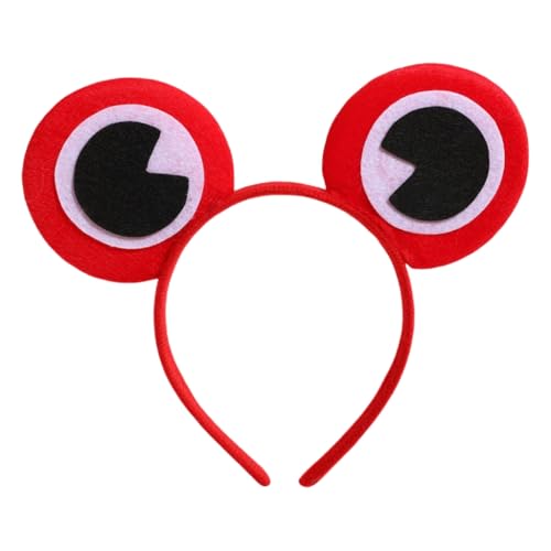 Crowns Hairbands For Photo Studio Halloween Eye-catching Props For Easter Adorkable Party Daily Wear - color: Red Rd
