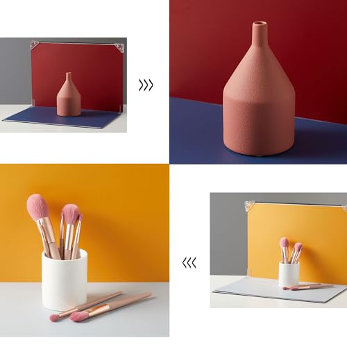 8Pcs 16Patterns Table Top Small Food Background Kit Makeup Product Shooting Backdrop Photo Backdrop Board Product Photography for Mini Items Photography and Video Recording(Small Size 16.5x11.7in)