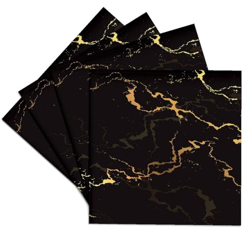 3dRose Image of Black and Yellow Marble Texture, Faux Stone Backdrop Set of 4 Ceramic Tile Coasters - size: set of 4 Ceramic Tile Coasters