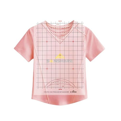 Translucent Paper T-Shirt Ruler Lines For Vinyl Alignment and Accurate Placement Full Shirt Reusable Accessories for Heat Press Sublimation Sewing and DTF