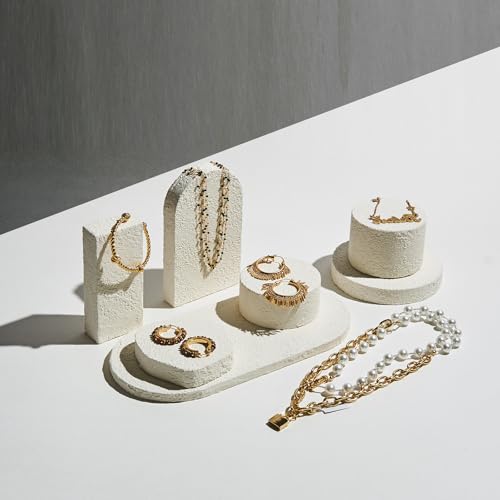 7PCS Photography Props Original Design Product, Photo Background Stone for Cosmetics, Fragrance and Jewelry, MDAOCRY