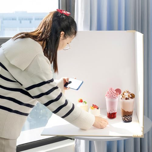 3PCS Double Sided Photography Backdrop Boards, 24x24 Inch Photo Backdrops for Food Jewelry Shooting, Marble & White Texture Photo Backdrop Board Flat Lay Surface