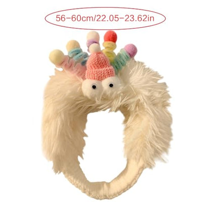 Funny Colorful Hair Bands Photo Booth Props Cartoon Headband Party Headpiece Colorful Spring Headband for Washing Face