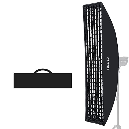 Godox 12"x47" / 30x120cm Softbox, Grid Strip Softbox, Bowens Mount Softbox for Photo Studio Flash Compatible Godox VL150II VL300II SL60W SL60IID SK400II DP400III DP600III QT600III (FW 30x120(1PCS)) - color: FW 30x120(1PCS)