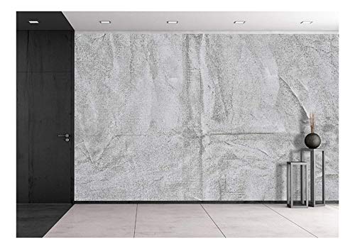 wall26 - Abstract Gray Background of Concrete Wall Texture - Removable Wall Mural | Self-Adhesive Large Wallpaper - 66x96 inches - color: Artwork - 19, size: 66"x96"