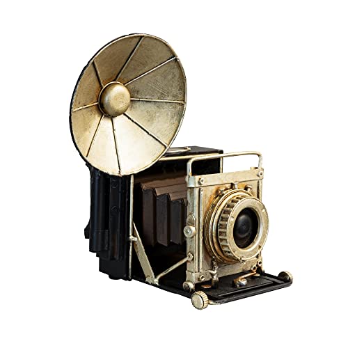 Vintage Camera Statue Model Showcase Decorative Props Showcase Camera Crafts Collectible Figurine Home Desktop Decoration - style: Camera Model- SLR