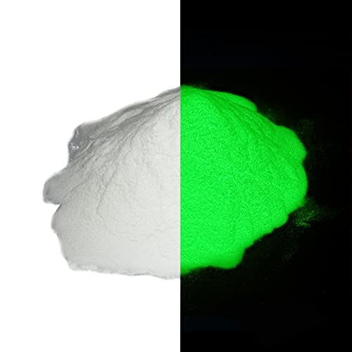 GLO Effex Super Phos Glow in the Dark Powder Pigment - .5 Ounce (15g) (Neutral Green) - color: Neutral Green