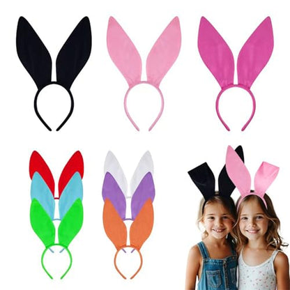 Rabbits Ears Hairband Photo Props Easters Hair Hoop Headband Party Headpiece Dress Up Headbands For Music Festival - color: B