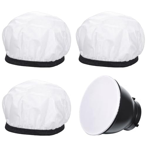 3 Pcs Light Diffuser, 7"/18cm Soft Light Reflector Diffuser, Standard Cloth Diffusers Lights Sock for Studio Strobe Reflectors, Video Shooting - color: 3 Pcs