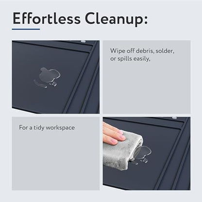 Skywin Cleaning Mat - Anti-Slip Shooting Mat for Gun Cleaning Mat, Magnetic Mat, Rubber Mat Repair Workbench Mat for Gun Mats Cleaning - style: Rectangular (47x16 IN)