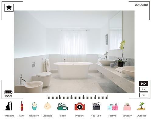Trykid 6x6ft Bright White Marble Bathroom Freestanding Tub Backdrop Minimalist Spa Bathroom Photography Background Clean Modern Bath Space Party Decoration Tapestry Photo Booth Prop Fabric - size: 6x6ft