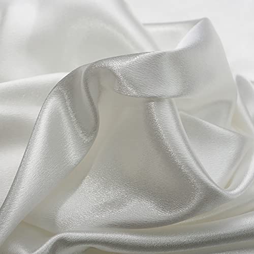 Satin Photography Background Silk, Glossy Fabric Cloth Backdrops for Goods, Crafts, Jewelry, Cosmetics, Food Photoshoot and Flat Lay (White, 4.9×3.3ft/150×100cm) - color: White, size: 150 × 100 cm