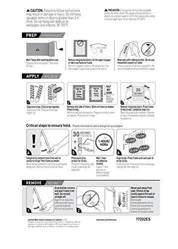 Command 4 lb Small Picture Hanging Strips 18 Pairs (36 Command Strips), Damage-Free Hanging Picture Hangers, No Tools Wall Hanging Strips for Home Decor, White Adhesive Strips - style: 18 Pairs