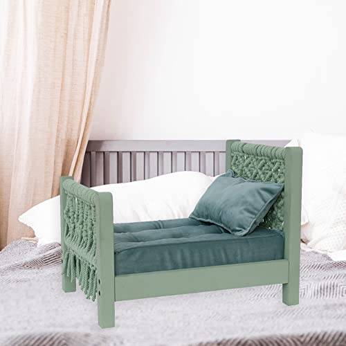 EUBUY Newborn Photography Prop Baby Bed Mattress, Newborn Baby Mini Matress with Posing Pillow - color: Pink