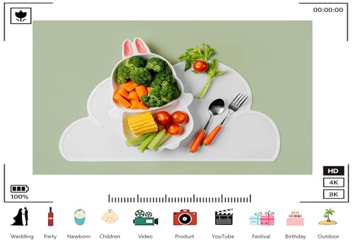 Trykid 8x8ft Kids Vegetable Meal Backdrop Bunny Shaped Plate Carrot Utensils Photography Background Children’s Party Food Decor Party Decoration Photo Booth Prop Fabric - size: 8x8ft
