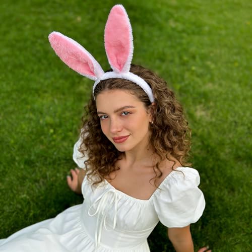 YOWOCAL Bunny Ear Headband Headwear - color: Pink