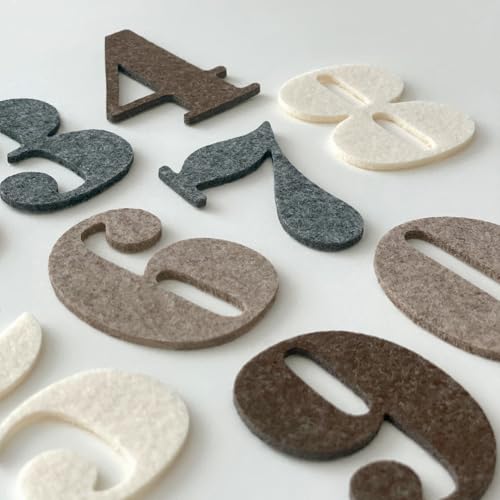 Felt Speech Bubble Baby Monthly Milestone Signs, First Year Baby Photo Prop | Birth Announcement, Growth Tracking, Gender Neutral Baby Shower, Newborn Gift (Neutral) - color: Neutral