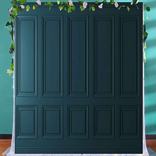 7x10ft Empty Room Backdrops for Photography Blue Minimalist Simple Fashion Interior Wall Classic Vintage Elegant European Photography Wedding Background Studio Props BJRLEM1033 - size: 7x10ft