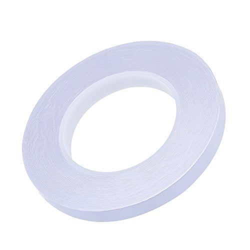 Double Sided Adhesive Tape (55 Yards) for Gifts, Photos, Documents, Wallpaper, Scrapbooking, Crafts, Ribbon, Cards and Boxes (1/2 Inch) - size: 1/ 2 Inch