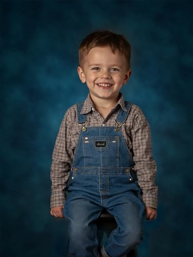 Kate 8x8ft Blue Abstract Photography Backdrop Old Master Blue Portrait Background Studio Backdrops - color: Blue, size: 8x8ft