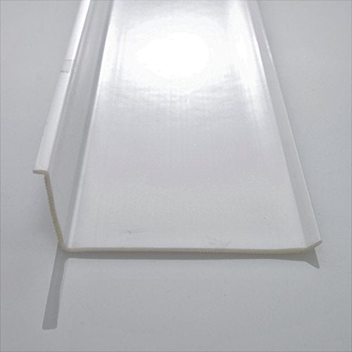 Beam Lighting Under Cabinet Light Cover Replacement | White Ribbed Acrylic Diffuser (L-Shaped, 24") - size: 24 Inch, style: L-Shaped
