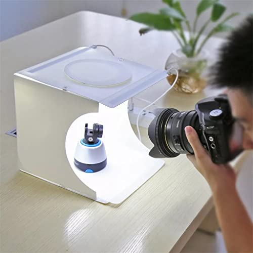 Mini Photo Studio Folding Lightbox Photography Softbox 2 Panel Led Light Soft Box Photo Background Kit Light Box for DSLR Camera