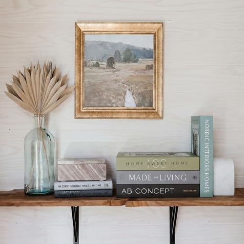 PROBENEX Olive Large | 4 PCS Faux Decorative Books for Home Decor | Not Real Books (Cardboard Boxes) | Coffee Table, Shelf Styling & Modern Aesthetic Accent Pieces for Living Room, Office - color: Olive_large