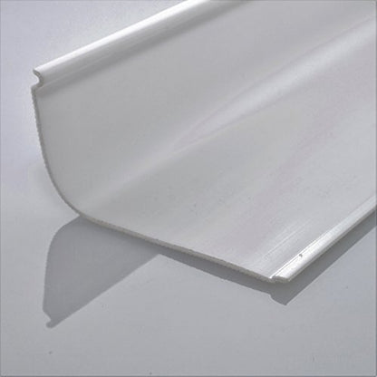 Beam Lighting Under Cabinet Light Cover Replacement | White Ribbed Acrylic Diffuser (Curved, 24") - size: 24 Inch, style: Curved