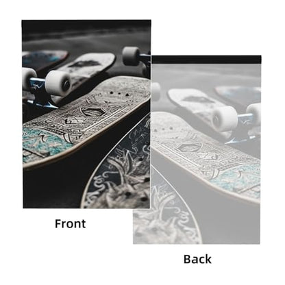 Skate Boards Backdrop Background for Photography 5x7ft Photobooth Professional Photo Backdrop Curtains Video Photography Studio Photo Backgrounds Banner Booth Background Screen Parties - color: Skate Boards