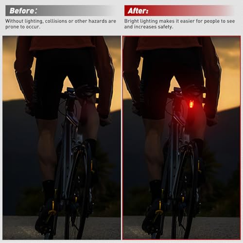 Nilight LED Safety Light 4PCS Red Marine Navigation Bike Tail Lights Three Modes Waterproof Reflective Gear Clip On Flash Strobe Indicator Lamp for Night Boating Fishing Cycling Jogging - color: 3LED Safety Light-Red