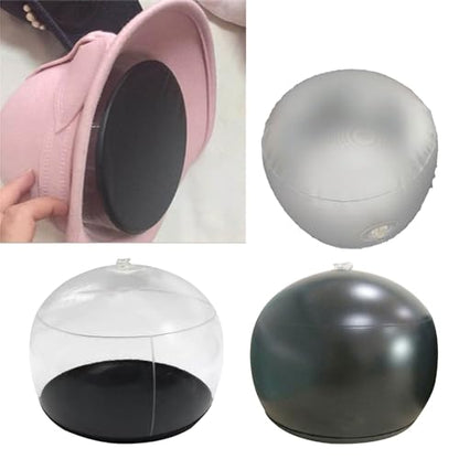 Inflatable Hat Stand Stylish Hat Props Baseball Caps Support Transparent Hat Holder Hat Mannequin Hat Modeling Tool - color: Clear