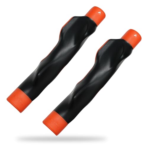 Golf Grip Trainer, Right or Left Handed Golf Training Aid for All Levels of Golfers - Fix Hand Position & Grasp, Master Correct Grip Posture, Golf Accessories - color: Orange-2 Pack, size: Right Hand