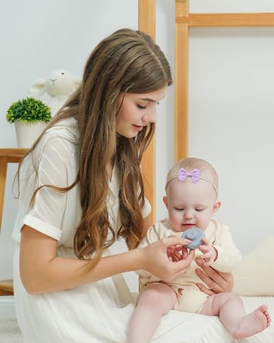 jollybows 20pcs Baby Girl Bow Headbands Newborn Nylon Hairband 2" Neutral Linen Infant Hair Bows - color: 5- 20PCS baby girl headbands