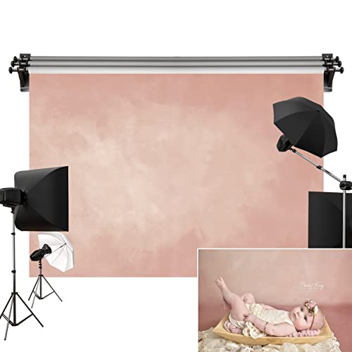 Kate 10x6.5ft/3m(W) x2m(H) Pink Photo Backdrops Photographers Retro Solid Light Pink Background Photography Props Studio Digital Printed Backdrop - color: Pink, size: 10x6.5ft