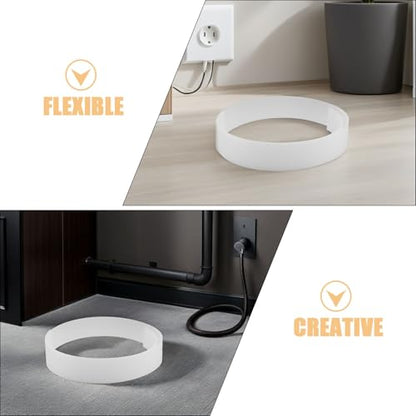 Ciieeo LED Light Diffuser Panel: Bendable Diffusion Sheet 48x3.14" for Strip Lights Home Office and Party Lighting Decoration - LED Lighting Fixtures - size: 122.00X8.00X0.10CM