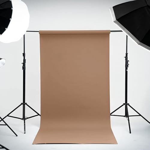 Kate Seamless Paper Backdrop Beige Photography Paper Backdrop Roll (86''x32.8' Beige) - color: Beige, size: 86'' x 32.8'