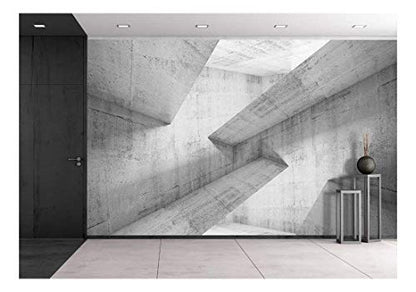 wall26 - Abstract Concrete Construction Background - Removable Wall Mural | Self-Adhesive Large Wallpaper - 66x96 inches - color: Artwork - 17, size: 66"x96"