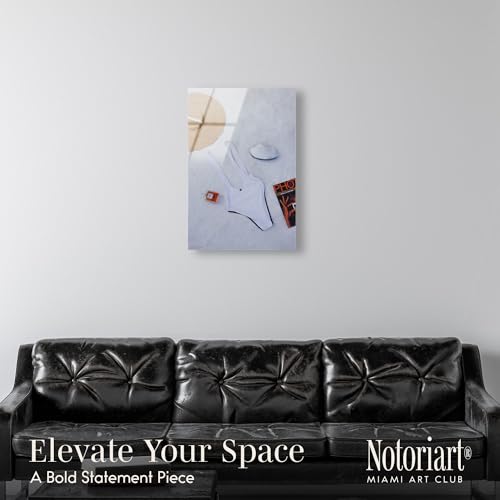 Beach Day Flat Lay Acrylic Print Fashion Photography by Notoriart, Ready to Hang, 20 x 30 - size: 30"L x 20"W