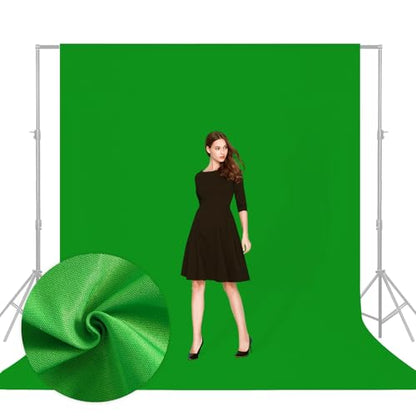 YSKE-Professional Green Photography Backdrop10X7ft - Machine Washable Seamless Background for Studio & Video - color: Green, size: 10X7
