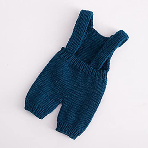 Zeroest Baby Photography Props Boy Girl Photo Shoot Outfits Newborn Crochet Infant Knitted Clothes Mohair Outfit - color: Navy