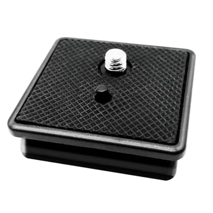 41mm (1-5/8") Quick Release Plate, Universal Camera Tripod Mount Adapter with Tool-Free Thumb Screw for 41x41mm Square Socket Tripod Heads - size: 41 MM