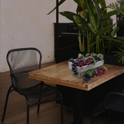 Featuman 2 Bunches Faux Grapes Decor Realistic, 8 Inch Fake Fruit Artificial Grapes for Wedding Party Cabinet Pub Fall Harvest Farmhouse Photography Props (60 Grains Purple) - color: Purple Grape & 60