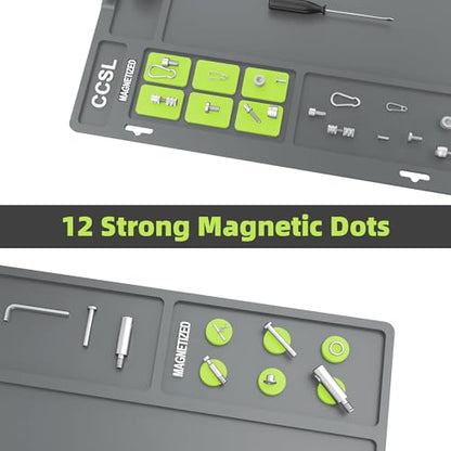 Gun Cleaning Mat 48"x16", Extra Large Magnectic Gun Mat for All Guns Anti-Slip Rubberized Workbench Mat for Pistol and Rifle - color: Gray