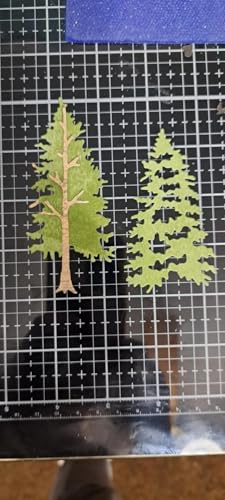 Lapoo Festivals Metal Cutting Die for Scrapbooking - Durable, Cut Stencils for DIY Scrapbook Photo Album Decorative Paper Card, Card Making Supplies, Embossing (A Christmas Tree Set 5 x 3.3 in) - style: A Christmas Tree Set 5 x 3.3 in